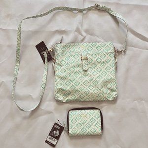 Scout Taylor Aqua Fresca Crossbody Bag and Pocket Change Wallet - NWT